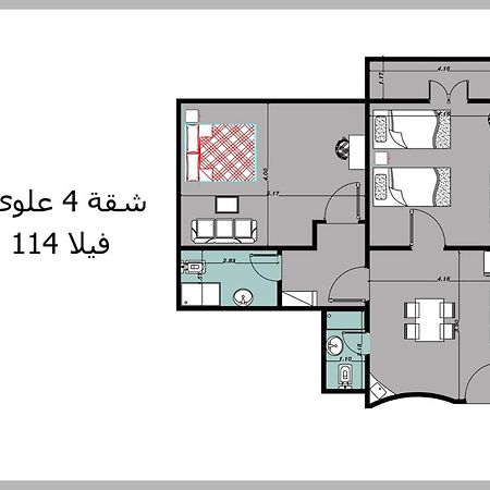 First Floor Chalet 4 Villa 114 2Bed Rooms And 2 Bathrooms Green Beach El Alamein Exterior photo